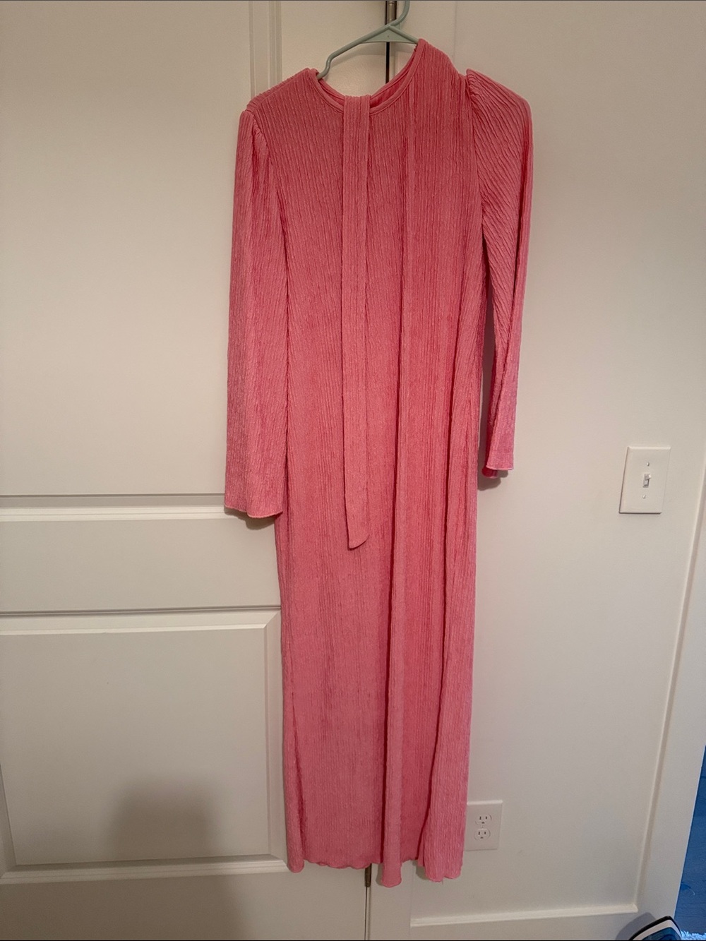 Long bubblegum Pink Maxi Dress